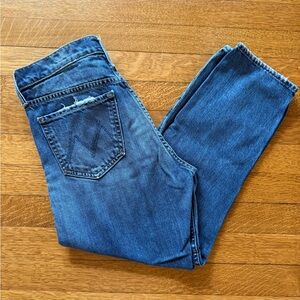 MOTHER crop denim